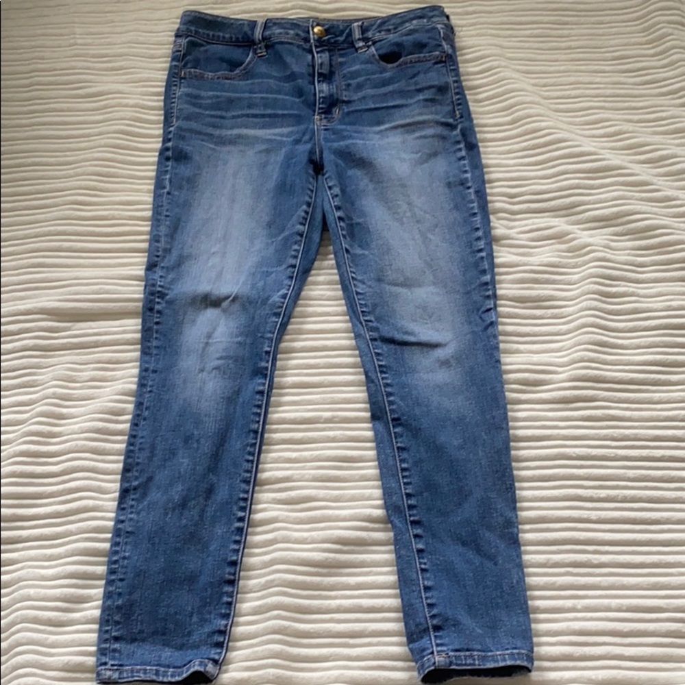 high rise jeggings denim